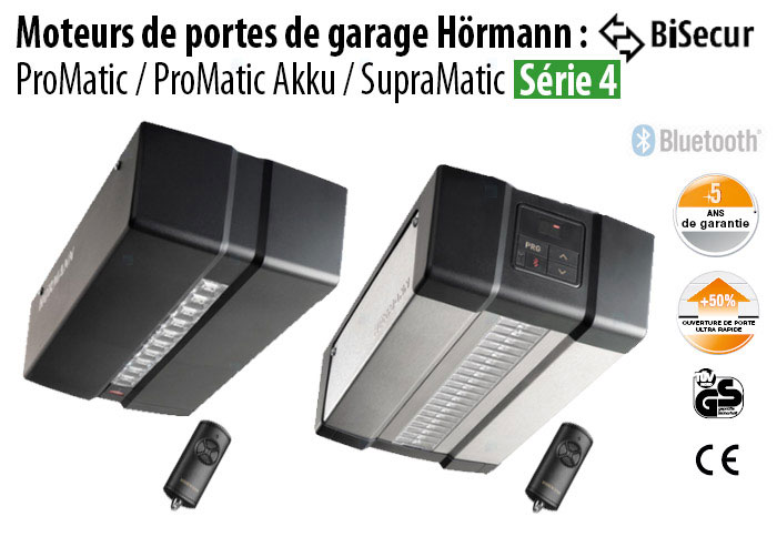 Motorisations Promatic et Supramatic Hörmann série 4